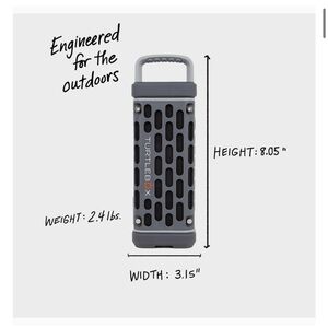 Turtlebox Portable Bluetooth Speaker (Blue)